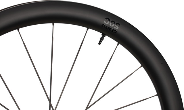 Columbus Cento 50C Wheelset - black on black | Shimano Road | 142 mm | Non Boost | Non Boost | 28" | 100 mm