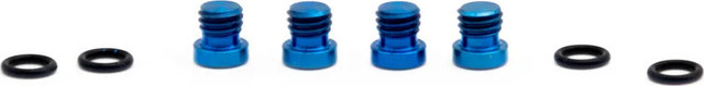 OAK Components Juego de tornillos de titanio para SRAM Bleedport DOT - blue