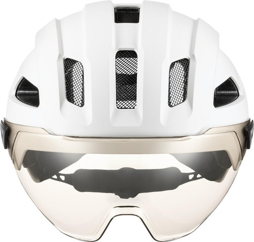 uvex Stride Visor Helm - white matt/56 - 59 cm