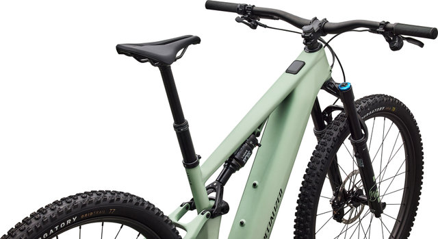 Specialized Vélo Électrique Tout-Terrain Turbo Levo R Expert Carbone 29" - satin pistachio-dark moss green | 44 mm | 140 mm | 160,0 mm | 29" | L