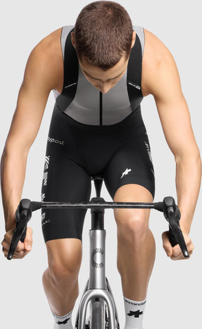ASSOS Pantalones cortos con tirantes MILLE GT Indoor S11 para hombre - black series | S