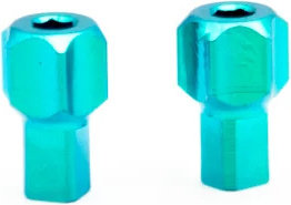 OAK Components Tornillo de ajuste para frenos SRAM titanio - green
