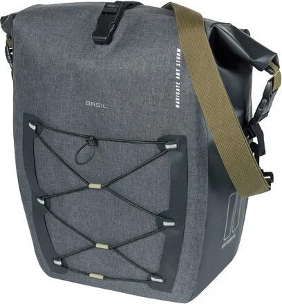 Basil Navigator Storm L Single Pannier Bag - black/31 l