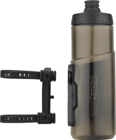 FIDLOCK Système de Porte-Bidon TWIST uni base avec Bidon 600 ml - transparent-noir/600 