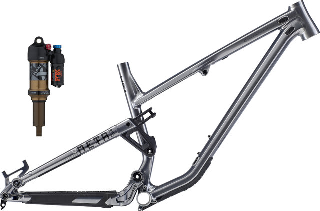 COMMENCAL Kit de cuadro Meta TR 29" con amortiguador Fox Float X - gun metal | 140 mm | L | 12 mm Eje Pasante