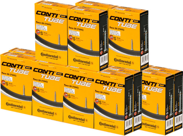 Continental Race 28 Inner Tube - 20 pieces - universal/Presta Valve (SV)/20-622 to 25-630/20-25 x 622-630 Presta 42 mm/42 mm