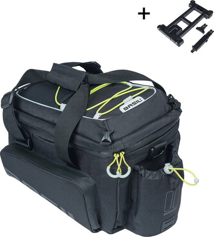 Basil Trunk bag XL Pro MIK - black lime/36 l