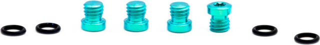 OAK Components Juego de tornillos de titanio para SRAM Bleedport DOT - green