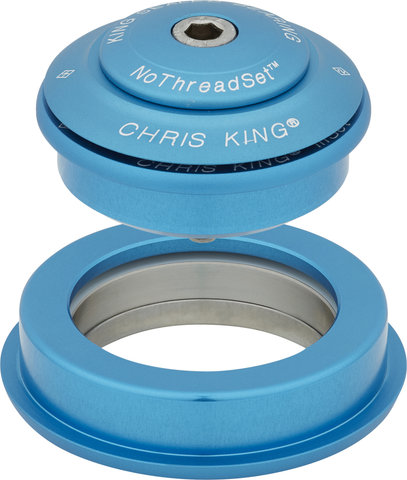 Chris King Juego de dirección InSet i2 ZS44/28,6 - ZS56/40 GripLock - matte turquoise/1 1/8" - 1,5" tapered/ZS44/28,6 - ZS56/40