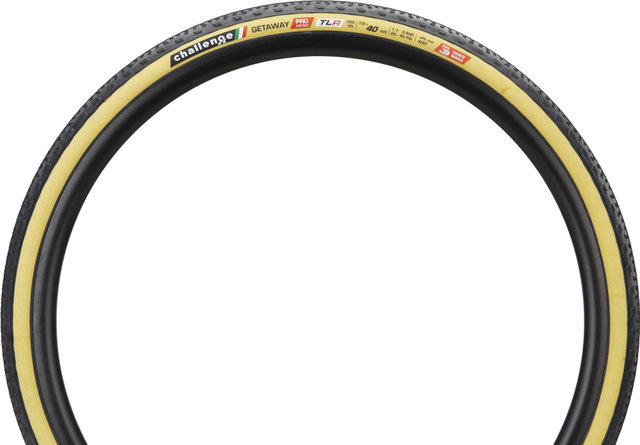 Challenge Cubierta plegable Getaway Pro Handmade TLR 28" - negro-marrón claro/28 /40 /40-622