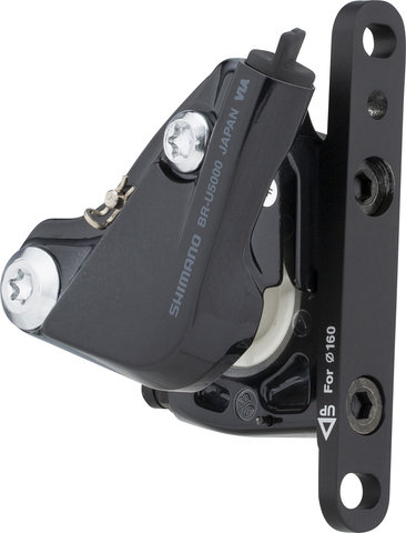 Shimano Pinza de frenos Metrea BR-U5000 con pastillas de resina - negro/Rueda delantera/ninguno