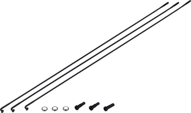 Zipp Ersatzspeichenkit für 3ZERO MOTO 27,5" - black/280 mm