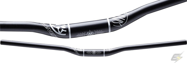 REVERSE Components Nico Vink Signature 31.8 18 mm Handlebars - white-black/810 mm
