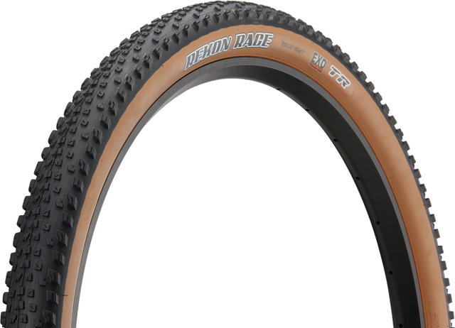 Maxxis Rekon Race Dual EXO WT TR Tanwall 29" Folding Tyre - black-tanwall/29 /61 mm/61-622/2.4 
