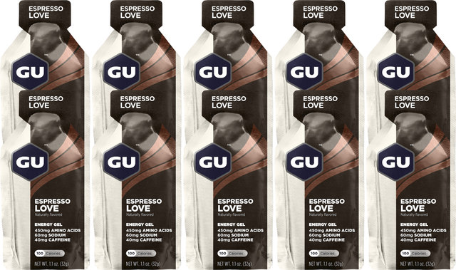 GU Energy Labs Energy Gel - 10 pièces - espresso love