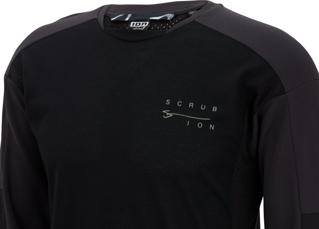 ION Maillot Scrub AMP L/S BAT - black/M