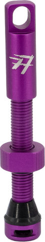 77designz Set de 2 valves tubeless - purple