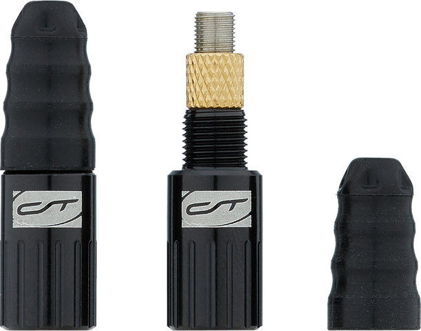 CONTEC Adaptador de válvulas para montaje Tubeless FastAir TL Road - 2 piezas - negro