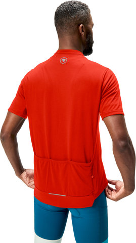 Endura Loop S/S Zipped Trikot - flame red | L