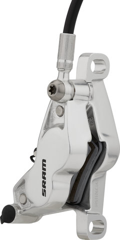 SRAM Level Ultimate Stealth 4-Piston Carbon Scheibenbremse - clear anodized/Vorderrad/Flip-Flop (seitenunspezifisch)