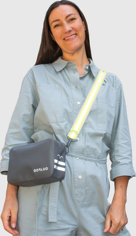 GOFLUO Colette Bolsa de Manillar/Bolso Bandolera - khaki grey/2 