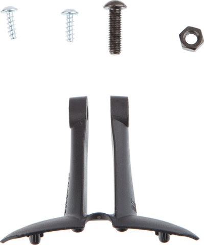 busch+müller Soporte de faros para Lumotec IQ Fly/oval - negro/Suntour largo