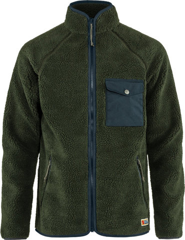 Fjällräven Vardag Pile Fleeceoberteil - deep forest | L