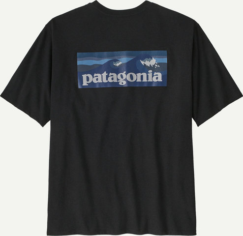 Patagonia T-shirt homme Boardshort Logo Pocket Responsibili-Tee - ink black | S