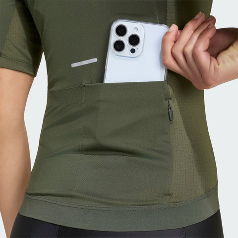 adidas Cycling Camiseta de mujer S/S Temp - night cargo | M