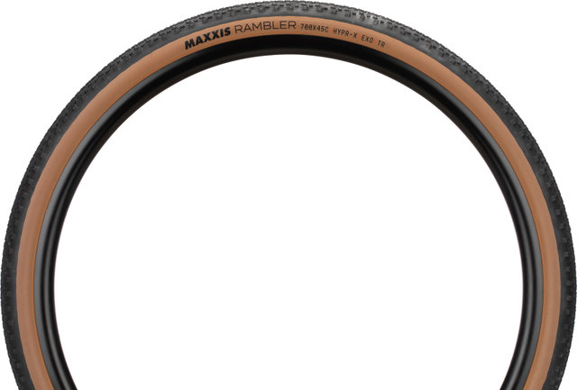 Maxxis Rambler Hypr-X EXO TR 28" folding tire - tan | 45-622 | 45 mm