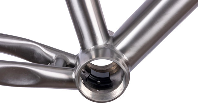 Blackheart Kit de cadre Road Plus Ti - brushed | XXS | 1 1/8" - 1,5" tapered | 51 mm | 0 mm | 28"