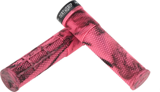 DMR Puños de manillar Brendog Death Grip FL Lock On - marble pink/S