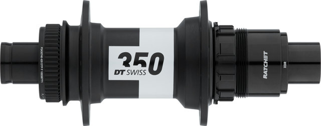 DT Swiss Buje RT 350 Classic Road Disc Center Lock - negro/SRAM XDR/24/SRAM XDR