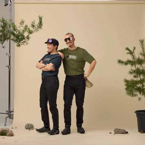 Fjällräven Hoja Hybrid Trousers - black | XS