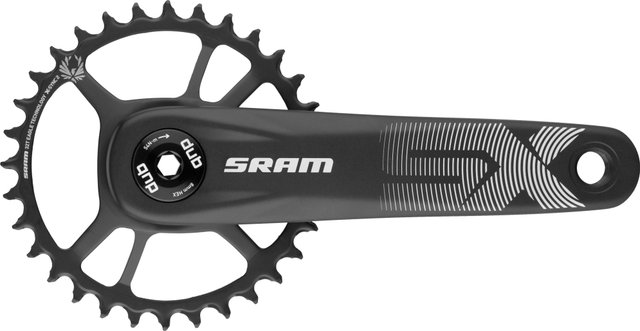 SRAM Juego de bielas SX Eagle Direct Mount DUB 12 velocidades - black/170,0 mm