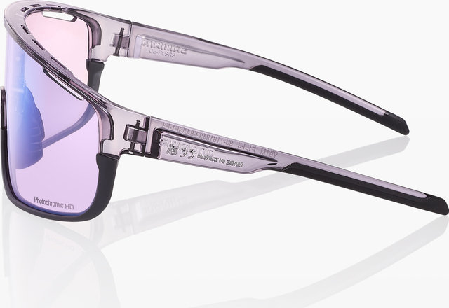 Shimano Pulsar 3 Photochromic Brille - transparent dark grey | photocromatic HD