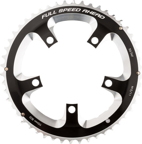 FSA Super Type Road, N-11, 110 mm BCD Chainring - black/50 tooth