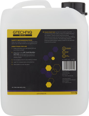 Gtechniq Recubrimiento Bike Ceramic Quick Coat - universal/5 