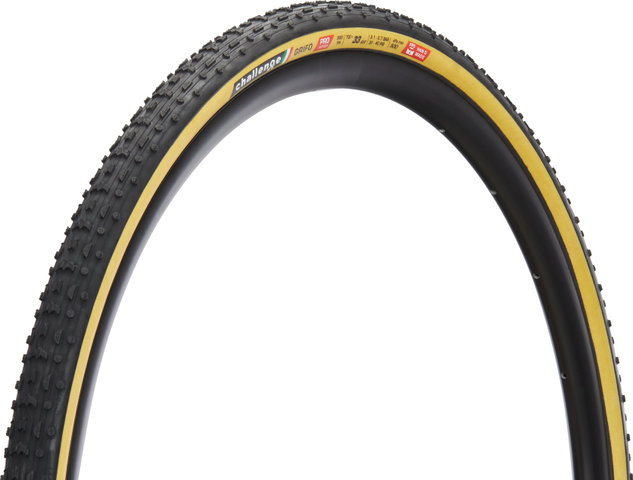 Challenge Grifo Pro 28" Folding Tyre - black-light brown/28 /33 mm/33-622