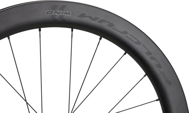 Fulcrum Juego de ruedas Wind 57 Disc Center Lock Carbon - negro/Non Boost/Non Boost/142 mm/100 mm/28"/Campagnolo N3W/100 mm/Campagnolo N3W/100 mm/142 mm