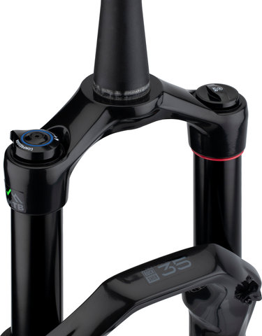 RockShox 35 Gold RL DebonAir Boost 27,5" Federgabel + OneLoc Remote - gloss black | 15 mm Steckachse | 120 mm | 44 mm | 1 1/8" - 1,5" tapered | 27,5" (650B) | 110 mm