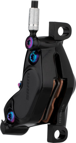 SRAM Code RSC v+h Set Scheibenbremse - black anodized-rainbow/Set/links/rechts (seitenspezifisch)