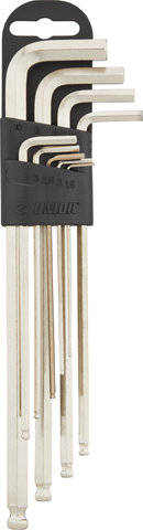 Unior Bike Tools Set de Longues Clefs Hexagonales à Tête Ronde 220/3SLPH - black