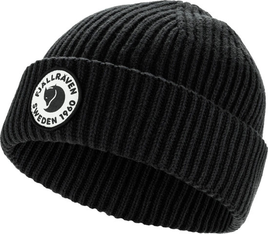 Fjällräven 1960 Lite Logo Mütze - black | one size