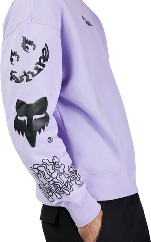 Fox Head Hello Future Oversized Fleece Crew Pullover - lilac/M