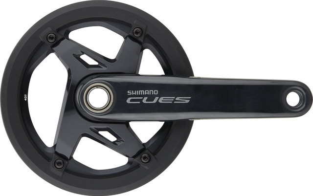 Shimano Juego bielas CUES FC-U8000-1 Hollowtech II c. anillo protector cadena - negro/175,0 mm 40 dientes