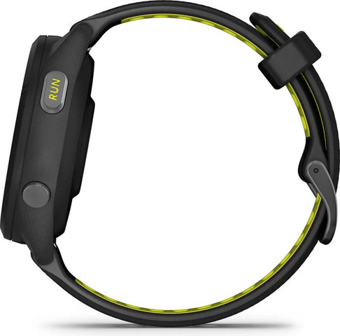 Garmin Forerunner 265S Smartwatch mit Schnellwechsel-Silikon-Armband 18 mm - schwarz
