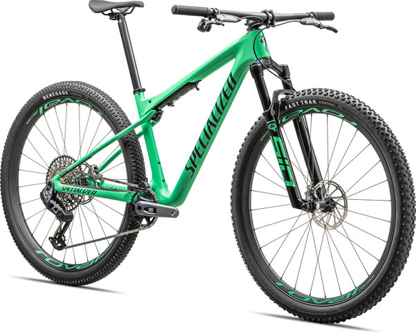 Specialized Epic World Cup Expert Carbon 29" Mountain Bike - gloss electric green-forest green pearl/110 mm/29"/L