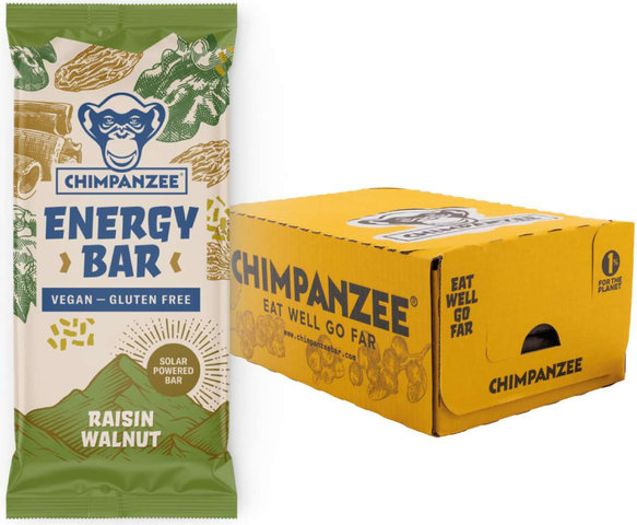 Chimpanzee Barres énergétiques, 15 pièces - raisin & walnut