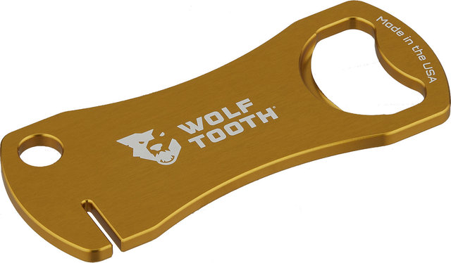 Wolf Tooth Components Bottle Opener - gold